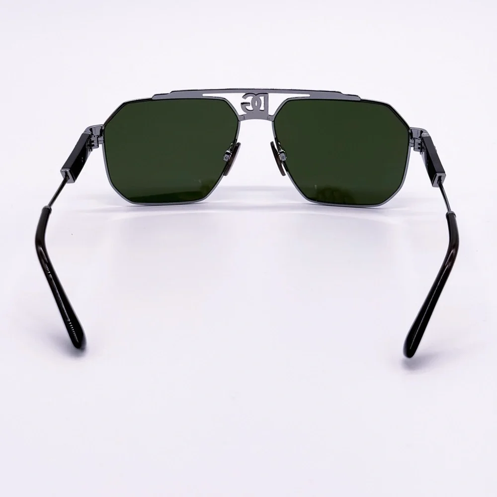 NEW DOLCE&GABBANA DG2294 04/71 MEN PILOT METAL SUNGLASSES DG 2294